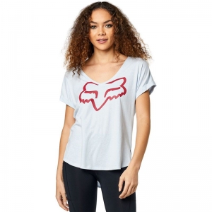 Camiseta casual de mujer Responded SS Vneck RL SLVE [FRST]: Talla - L