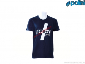 Camiseta casual E-P3+ (talla L) - azul marino - Polini