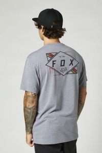 Camiseta casual Fox Burnt SS Tech [Gris]: Talla - XL