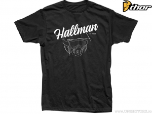 Camiseta casual Open Face Tee (negro) - Hallman