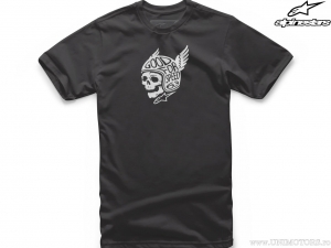 Camiseta casual para niños Demon Tee (Negro/Blanco) - Alpinestars