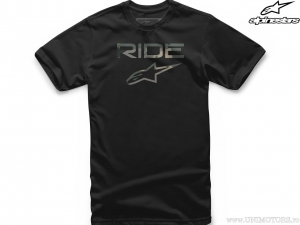 Camiseta casual Ride 2.0 Camo (preta) - Alpinestars