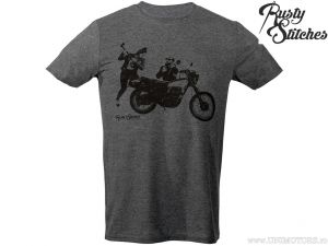 Camiseta casual Rusty Stitches Charlie Grey (gris) - Rusty Stitches