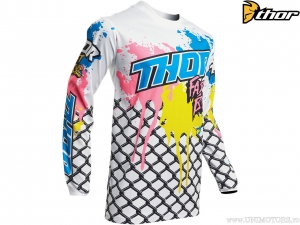 Camiseta enduro / cross Juvenil (crianças) Pulse Fast Boyz (branco) - Thor