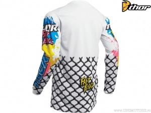 Camiseta enduro / cross Juvenil (crianças) Pulse Fast Boyz (branco) - Thor