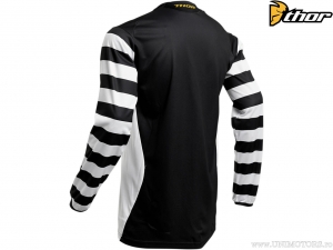 Camiseta Enduro/Cross Ringer (Negro/Blanco) - Hallman