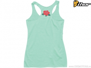 Camiseta sin mangas casual para mujer Rose Tank (verde azul) - Thor