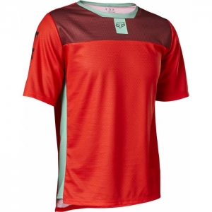 CAMISETA YTH DEFEND SS [FLO RED]: Talla - YM