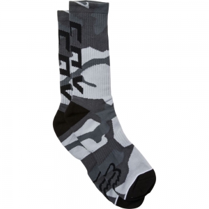 CAMO CUSHIONED CREW SOCK [BLK CAM]: Méret - S/M