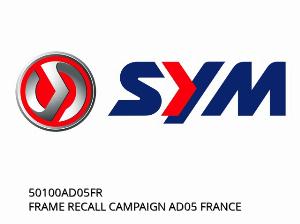 CAMPANHA DE RECALL DO QUADRO AD05 FRANÇA - 50100AD05FR - SYM