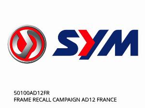 CAMPANHA DE RECALL DO QUADRO AD12 FRANÇA - 50100AD12FR - SYM