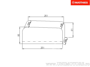 Capa de ATV / Quad - 251 x 125cm