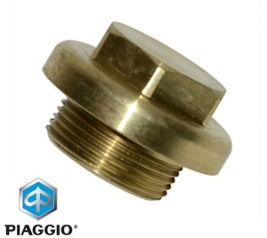 Capac (bouchon de vidange d'huile) original - Aprilia Mojito (Habana) ('99-'01) / Piaggio / Vespa ET4 ('96-'99) 4T 125-150cc - P