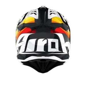 Capacete Airoh Aviator 3 Arco-íris brilhante branco: Tamanho - L