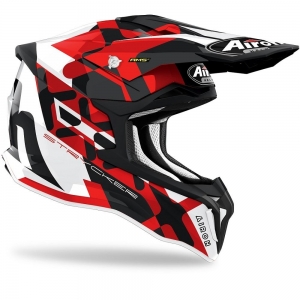 Capacete Airoh Strycker XXX vermelho brilhante: Tamanho - L