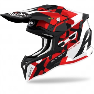 Capacete Airoh Strycker XXX vermelho brilhante: Tamanho - XL