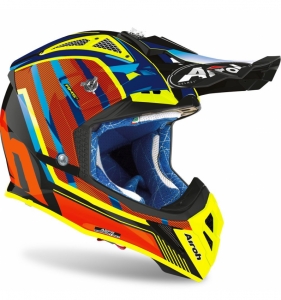 Capacete Aviator 2.3 Glow laranja cromado: Tamanho - XL