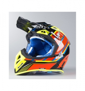 Capacete Aviator 2.3 Glow laranja cromado: Tamanho - XL