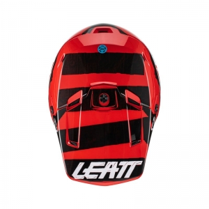 Capacete de motocicleta 3.5 JR V22 vermelho: Tamanho - M