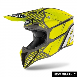 Capacete enduro / cross - Airoh WRAAP IDOL ANTHRACITE MATT: Tamanho - XL