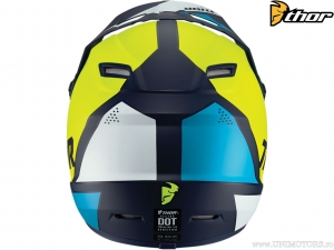 Capacete enduro / cross Juvenil (infantil) Sector Blade (azul marinho fosco / amarelo fosco) - Thor