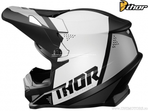 Capacete enduro / cross Sector Blade (preto fosco / branco fosco) - Thor