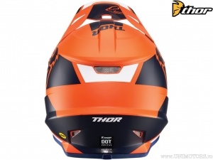 Capacete enduro / cross Sector Split (laranja fosco / azul marinho fosco) - Thor