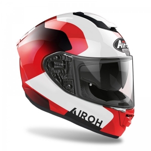 Capacete integral - AIROH ST.501 DOCK VERMELHO BRILHANTE: Tamanho - XL