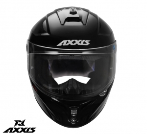 Capacete integral Axxis modelo Draken A11 preto brilhante - Preto brilhante, XS (53/54cm)