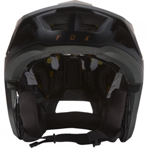 Capacete MTB Dropframe Pro Sideswipe, CE [Preto/Dourado]: Tamanho - S