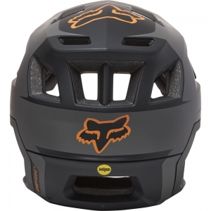 Capacete MTB Dropframe Pro Sideswipe, CE [Preto/Dourado]: Tamanho - S