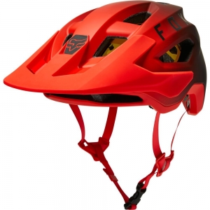 Capacete MTB Speedframe MIPS, CE [Vermelho Flo]: Tamanho - L