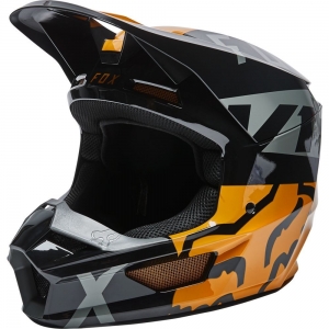 Capacete V1 Skew, ECE [Preto/Dourado]: Tamanho - XL