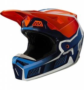 Capacete V3 RS com fio [Laranja Flo]: Tamanho - XL