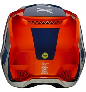 Capacete V3 RS com fio [Laranja Flo]: Tamanho - XL