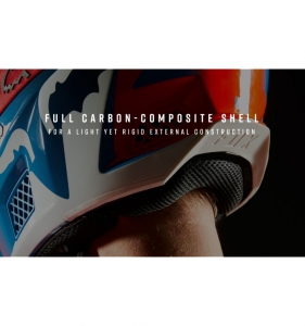 Capacete V3 RS com fio [Laranja Flo]: Tamanho - XL