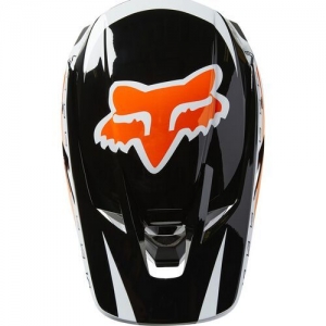 CAPACETE V3 RS DVIDE, ECE [PRETO/BRANCO/LARANJA]: Tamanho - XL