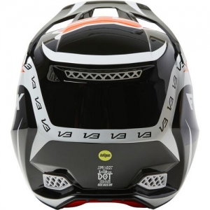 CAPACETE V3 RS DVIDE, ECE [PRETO/BRANCO/LARANJA]: Tamanho - XL