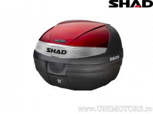 Capaciteit achterkoffer SH29 rood - Shad