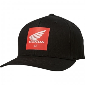 Cappellino casual Honda Flexfit [Nero]: Taglia - S/M