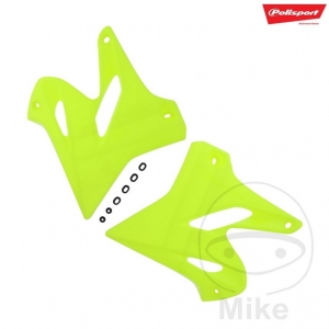 Carénage de radiateur jaune fluorescent Polisport - Yamaha YZ 125 ('15-'20) / Yamaha YZ 250 2T ('15-'20) - JM