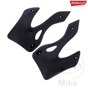 Carénage de radiateur noir Polisport - Kawasaki KX 125 L ('99-'02) / Kawasaki KX 250 L 2T ('99-'02) - JM