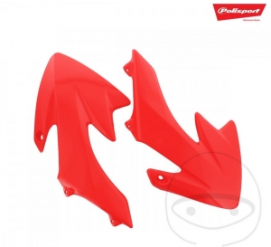 Carénage de radiateur rouge Polisport - Honda CRF 50 F ('04-'21) - JM