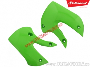 Carénage de radiateur vert - Kawasaki KLX 110 A ('02-'09) / KX 65 A ('00-'19) / Suzuki DR-Z 110 / RM 65 ('03-'05) - Polisport