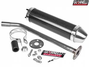 Carbon Final Exhaust - Giannelli Enduro 2T - Derbi Senda 50 SM DRD Pro ('06-'16)