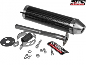 Carbon muffler - Giannelli Enduro 2-stroke - Yamaha DT 50 R ('97-'03) / MBK X-Limit 50 Enduro (-'02)