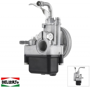 Carburador Dellorto SHA 13.13 R2046 - Ciclomotor Piaggio Boss / Boxer / Ciao / Grillo / Si / Super Bravo 2T AC 50cc - Dellorto