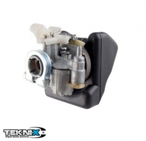 Carburador + filtro de aire completo - Moped Peugeot 103 Evolution / Vogue VS2 / Vogue VSM 2T AC 50cc (Gurtner D12G) - Teknix