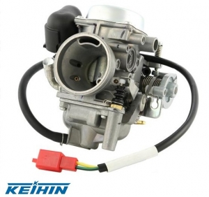 Carburateur Keihin CVK 302A - Piaggio X8 ('00-'07) / Vespa Granturismo (GT) ('03-) (moteur Leader) 4 temps refroidi par liquide 