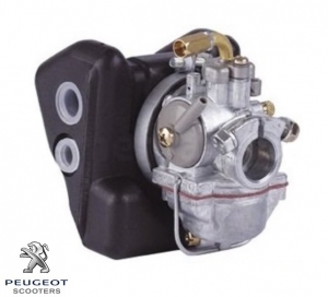 Carburetor + complete original air filter - Moped Peugeot 103 SP / MVL / Vogue 2T AC 50cc - Peugeot